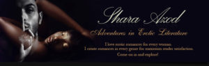 Shara Azod: Adventures in Literature Banner